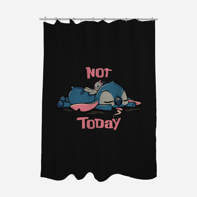 Not Today Stitch-None-Polyester-Shower Curtain-rocketman_art