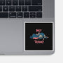 Not Today Stitch-None-Glossy-Sticker-rocketman_art