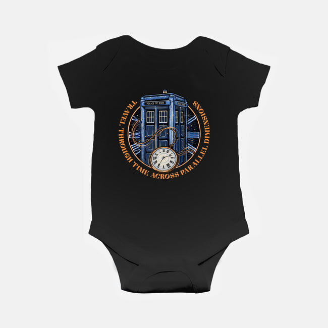 Across Parallel Dimensions-Baby-Basic-Onesie-glitchygorilla