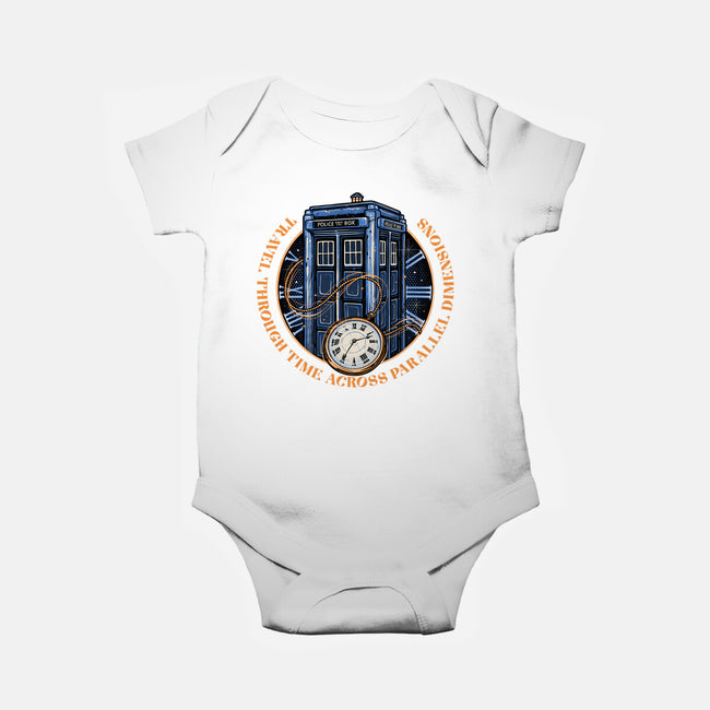 Across Parallel Dimensions-Baby-Basic-Onesie-glitchygorilla