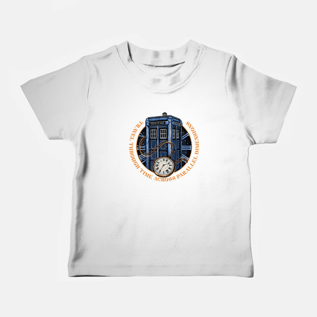 Across Parallel Dimensions-Baby-Basic-Tee-glitchygorilla