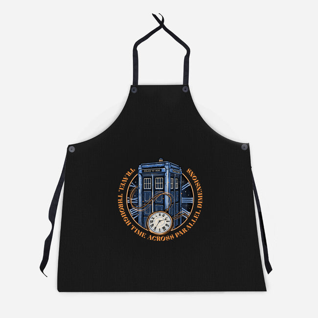 Across Parallel Dimensions-Unisex-Kitchen-Apron-glitchygorilla