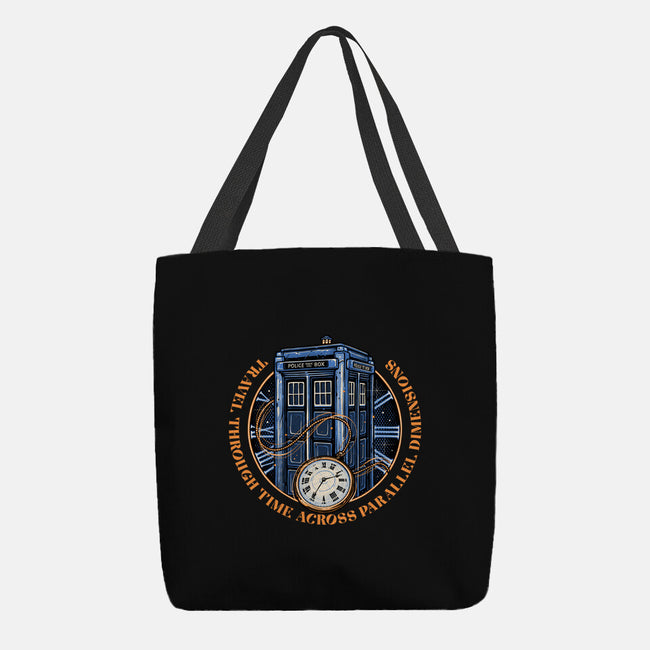 Across Parallel Dimensions-None-Basic Tote-Bag-glitchygorilla