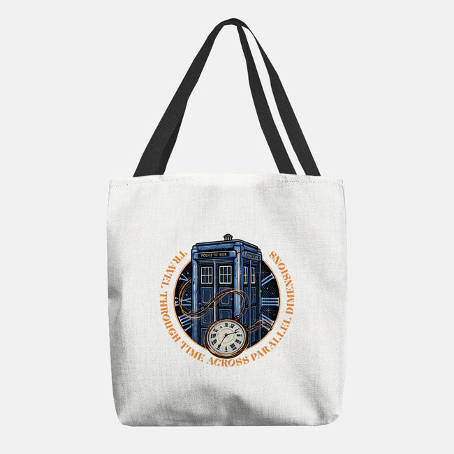 Across Parallel Dimensions-None-Basic Tote-Bag-glitchygorilla