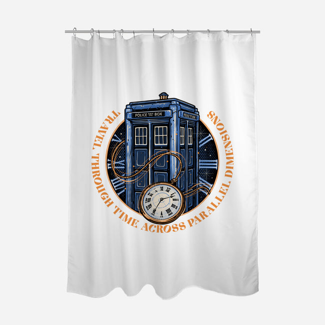 Across Parallel Dimensions-None-Polyester-Shower Curtain-glitchygorilla