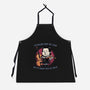 Violent With The Violin-Unisex-Kitchen-Apron-glitchygorilla