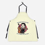 Violent With The Violin-Unisex-Kitchen-Apron-glitchygorilla