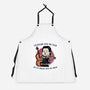 Violent With The Violin-Unisex-Kitchen-Apron-glitchygorilla
