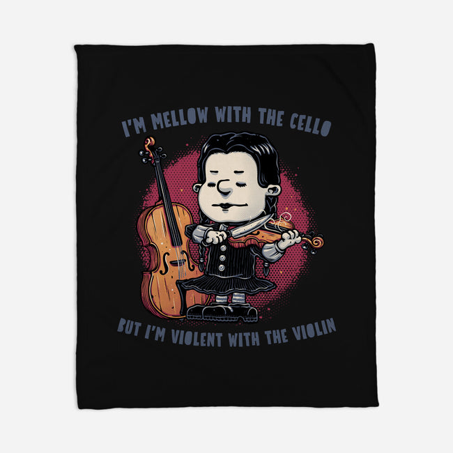 Violent With The Violin-None-Fleece-Blanket-glitchygorilla