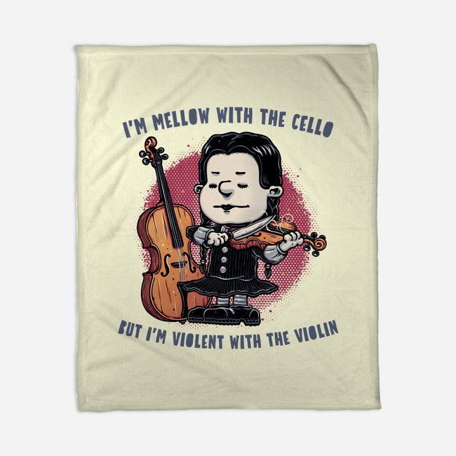 Violent With The Violin-None-Fleece-Blanket-glitchygorilla