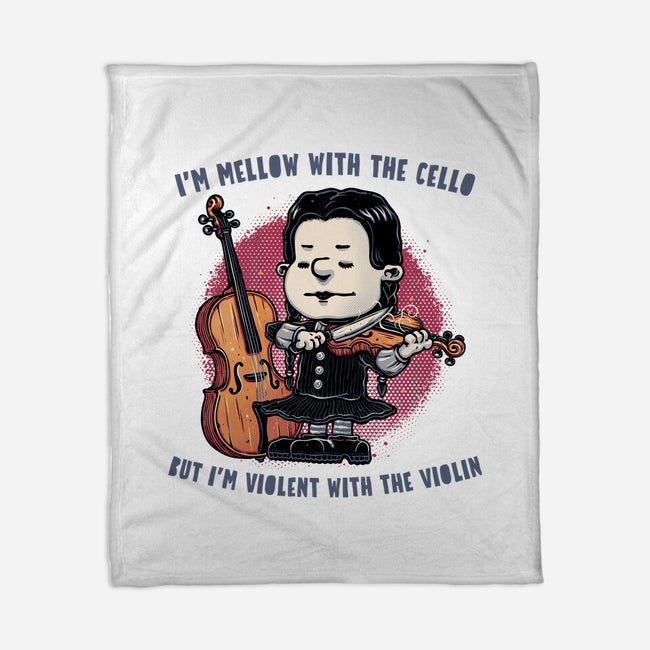 Violent With The Violin-None-Fleece-Blanket-glitchygorilla