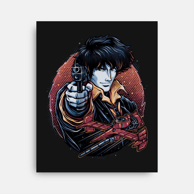 Hunt For The Space Bounty-None-Stretched-Canvas-glitchygorilla