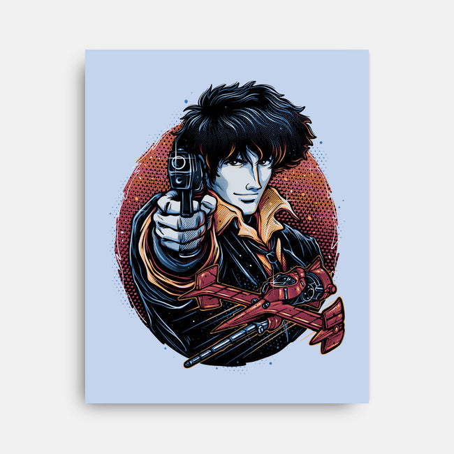 Hunt For The Space Bounty-None-Stretched-Canvas-glitchygorilla