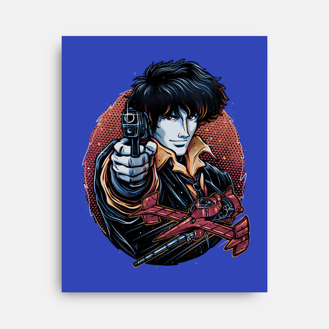 Hunt For The Space Bounty-None-Stretched-Canvas-glitchygorilla