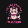 Demonic Cat-Youth-Basic-Tee-eduely