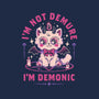 Demonic Cat-Unisex-Basic-Tee-eduely