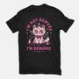 Demonic Cat-Mens-Heavyweight-Tee-eduely