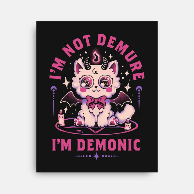 Demonic Cat-None-Stretched-Canvas-eduely