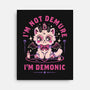 Demonic Cat-None-Stretched-Canvas-eduely