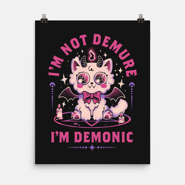 Demonic Cat-None-Matte-Poster-eduely