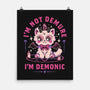 Demonic Cat-None-Matte-Poster-eduely