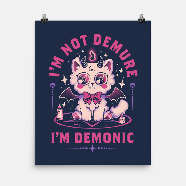 Demonic Cat-None-Matte-Poster-eduely