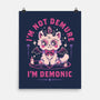 Demonic Cat-None-Matte-Poster-eduely