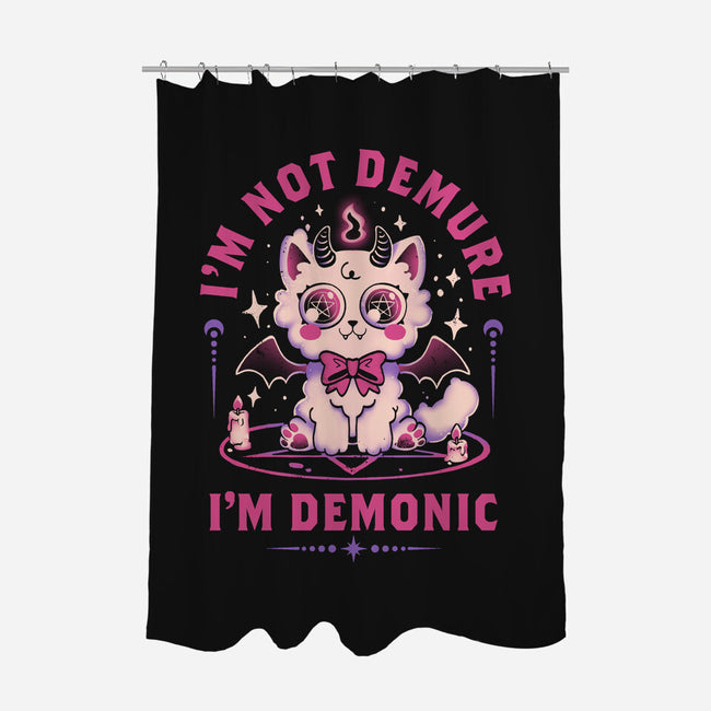 Demonic Cat-None-Polyester-Shower Curtain-eduely