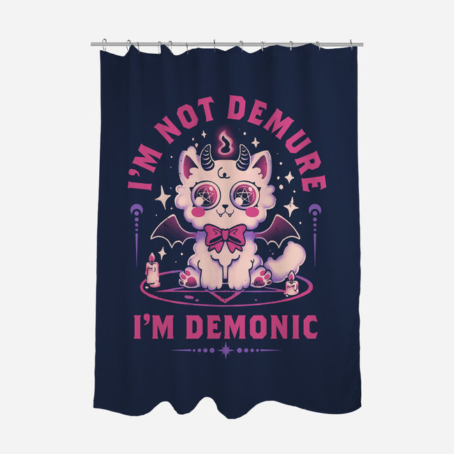 Demonic Cat-None-Polyester-Shower Curtain-eduely