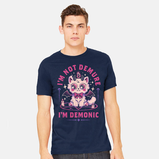 Demonic Cat-Mens-Heavyweight-Tee-eduely