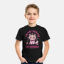 Demonic Cat-Youth-Basic-Tee-eduely
