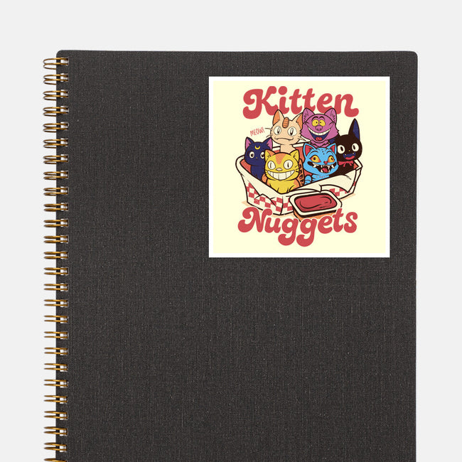 Pop Kitten Nuggets-None-Glossy-Sticker-dandingeroz