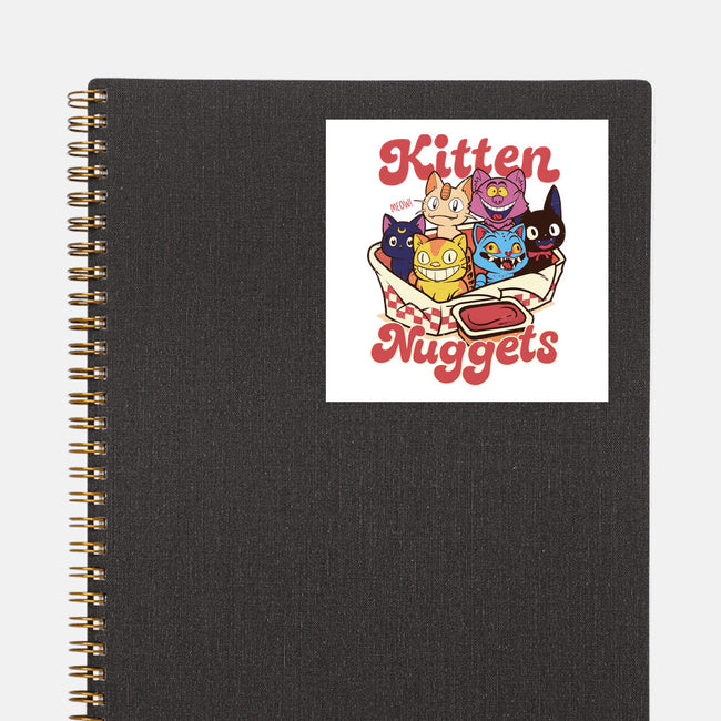 Pop Kitten Nuggets-None-Glossy-Sticker-dandingeroz