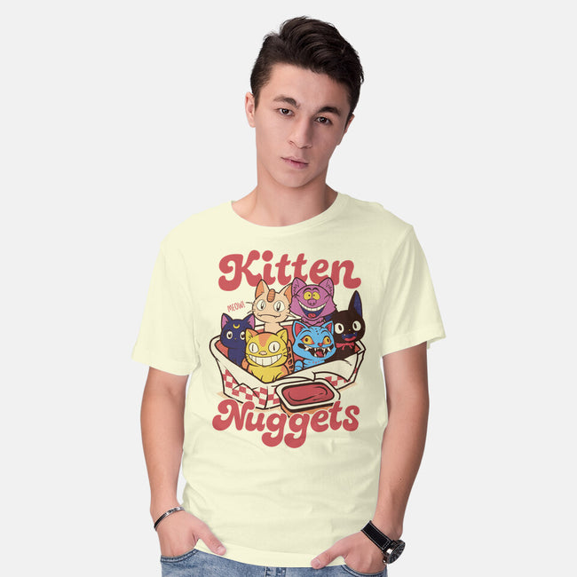 Pop Kitten Nuggets-Mens-Basic-Tee-dandingeroz