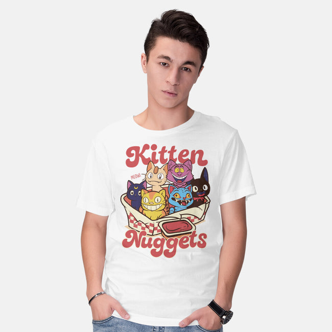 Pop Kitten Nuggets-Mens-Basic-Tee-dandingeroz