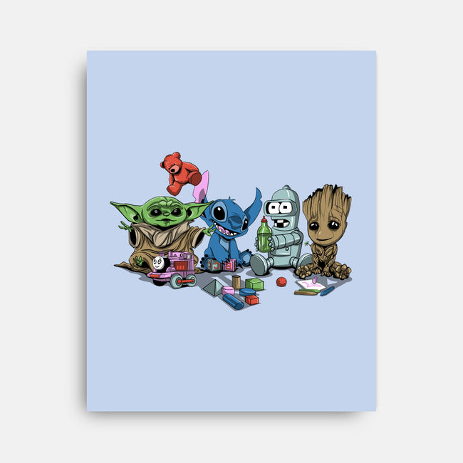 Awesome Kindergarten-None-Stretched-Canvas-zascanauta