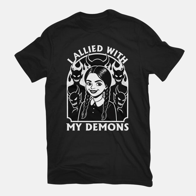 Goth Girl Demons-Mens-Basic-Tee-Studio Mootant