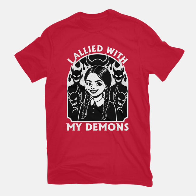 Goth Girl Demons-Mens-Basic-Tee-Studio Mootant