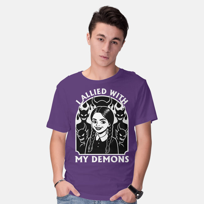 Goth Girl Demons-Mens-Basic-Tee-Studio Mootant