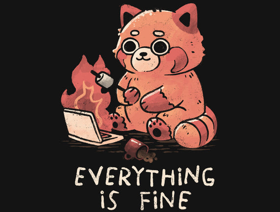 Red Pand Everything Is Fine