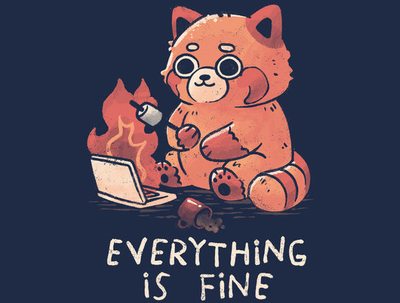 Red Pand Everything Is Fine