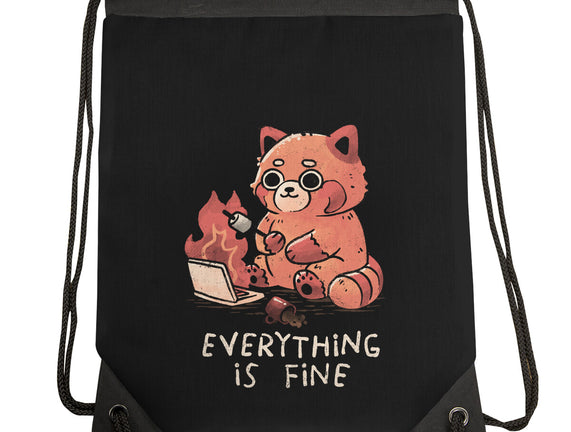 Red Pand Everything Is Fine