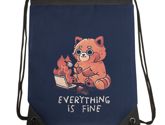 Red Pand Everything Is Fine
