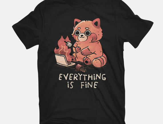 Red Pand Everything Is Fine