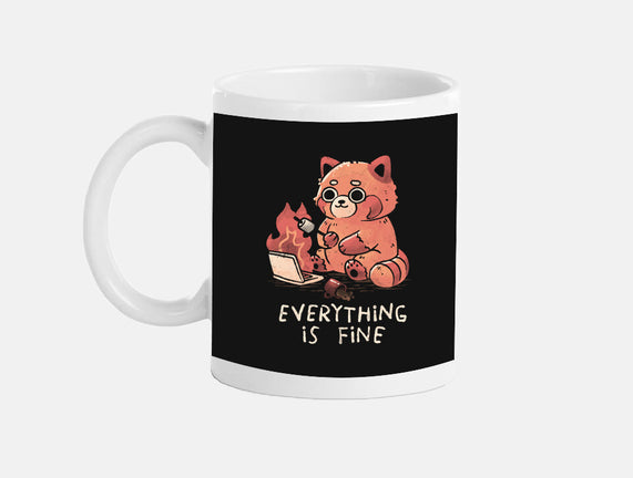 Red Pand Everything Is Fine