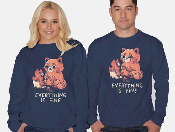 Red Pand Everything Is Fine