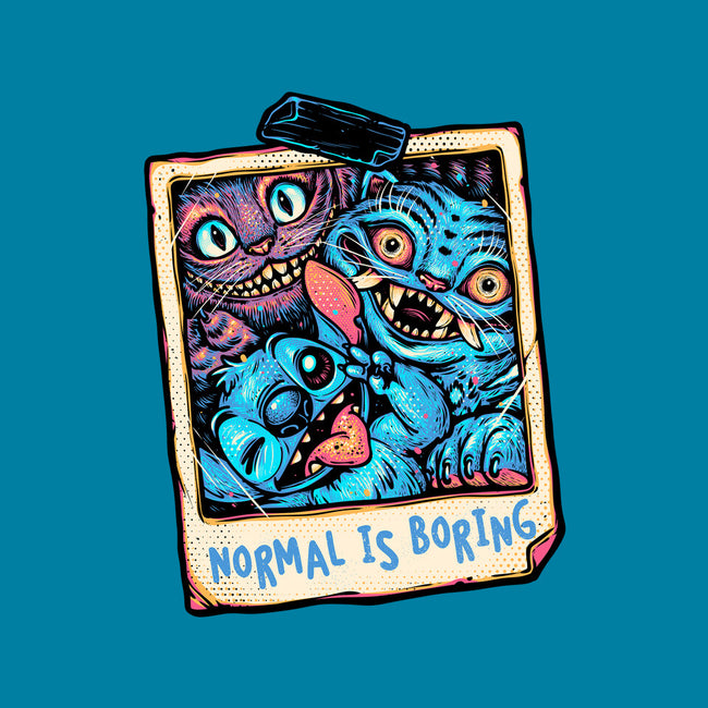 Normal Is Super Boring-Mens-Basic-Tee-glitchygorilla
