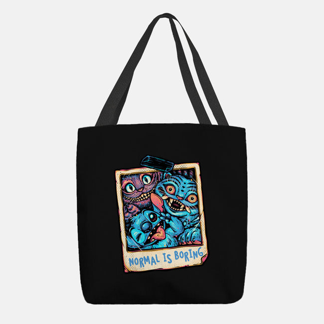 Normal Is Super Boring-None-Basic Tote-Bag-glitchygorilla