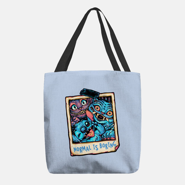 Normal Is Super Boring-None-Basic Tote-Bag-glitchygorilla