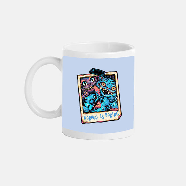 Normal Is Super Boring-None-Mug-Drinkware-glitchygorilla